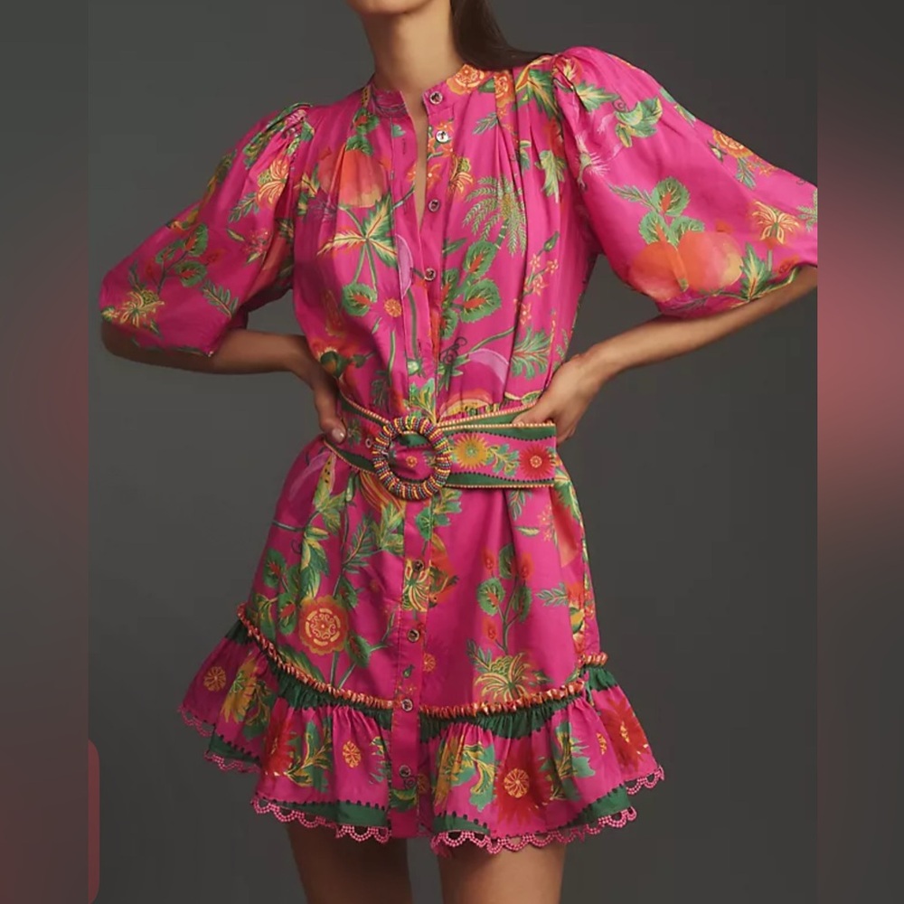FARM Rio Fruit Garden Mini Dress